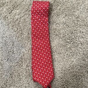 Red Patterned Men's Tie